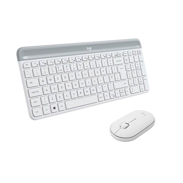 Logitech MK470 Combinación Teclado  Ratón Inalámbricos Blanco compacto y silencioso  Teclado y ratón Logitech MK470 Combinación Teclado  Ratón Inalámbricos Blanco compacto y silencioso  Teclado y ratón