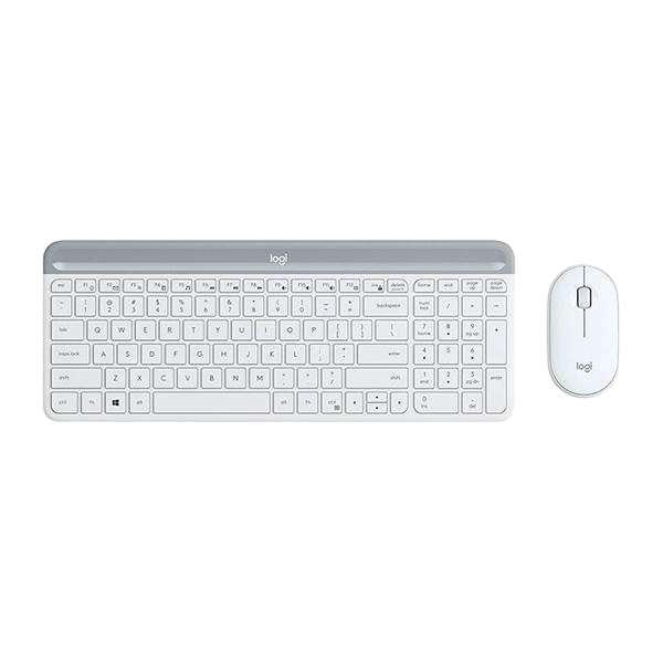 Logitech MK470 Combinación Teclado  Ratón Inalámbricos Blanco compacto y silencioso  Teclado y ratón Logitech MK470 Combinación Teclado  Ratón Inalámbricos Blanco compacto y silencioso  Teclado y ratón