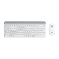 Logitech MK470 Combinación Teclado Ratón Inalámbricos Blanco compacto y silencioso Teclado y ratón Logitech MK470 Combinación Teclado Ratón Inalámbricos Blanco compacto y silencioso Teclado y ratón