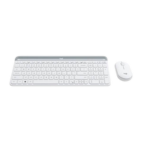Logitech MK470 Combinación Teclado Ratón Inalámbricos Blanco compacto y silencioso Teclado y ratón Logitech MK470 Combinación Teclado Ratón Inalámbricos Blanco compacto y silencioso Teclado y ratón
