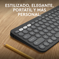 Logitech Pebble Keys 2 K380S Grafito  Teclado