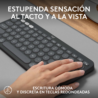 Logitech Pebble Keys 2 K380S Grafito  Teclado