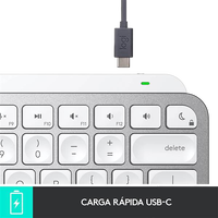 Logitech MX Keys Mini para Mac Retroiluminado Gris Pálido ES Teclado Logitech MX Keys Mini para Mac Retroiluminado Gris Pálido ES Teclado
