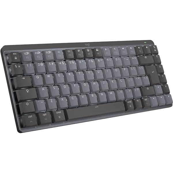 Logitech MX Mechanical Mini for Mac Layout US MX Táctil Silencioso Gris Espacial  Teclado mecánico Logitech MX Mechanical Mini for Mac Layout US MX Táctil Silencioso Gris Espacial  Teclado mecánico