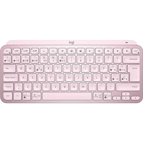 Logitech MX Keys Mini Retroiluminado Rosado ES Teclado Logitech MX Keys Mini Retroiluminado Rosado ES Teclado