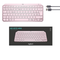 Logitech MX Keys Mini Retroiluminado Rosado ES Teclado Logitech MX Keys Mini Retroiluminado Rosado ES Teclado