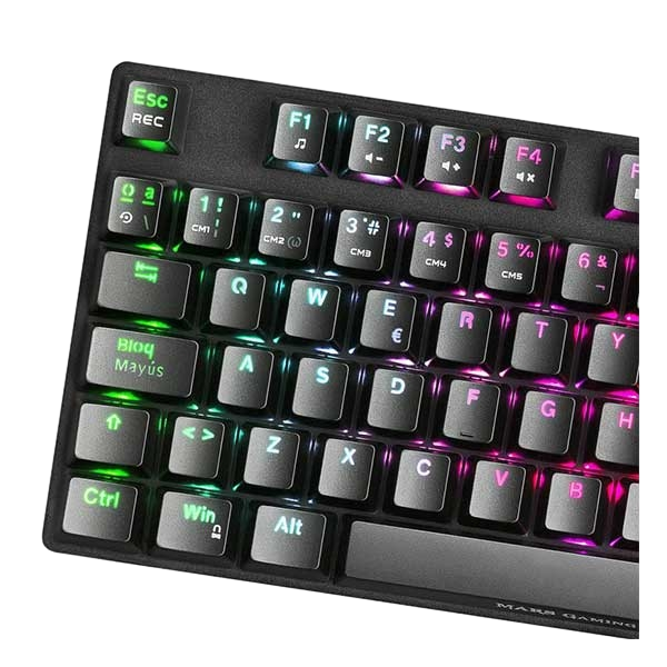Mars Gaming MKREVOPRO TKL RGB Brown Teclado Mars Gaming MKREVOPRO TKL RGB Brown Teclado