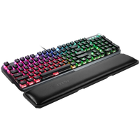 MSI Vigor GK71 Sonic  Teclado Mecánico Gaming Interruptor Sonic RED Reposamuñecas Incluido Mystic Light QWERTY Español