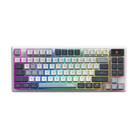 MSI Forge GK600 TKL Wireless SKY ES | Teclado mecánico Inalámbrico RGB Hot-swappable Conectividad Tri-modo