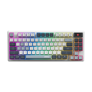 MSI Forge GK600 TKL Wireless SKY ES  Teclado mecánico Inalámbrico RGB Hotswappable Conectividad Trimodo