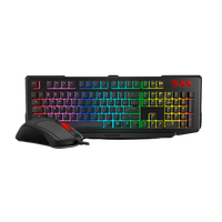 Ozone double Tap RGB  Kit de teclado y ratón