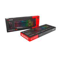Ozone double Tap RGB  Kit de teclado y ratón