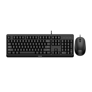 Philips SPT6207BL combo black Kit teclado y ratón Philips SPT6207BL combo black Kit teclado y ratón