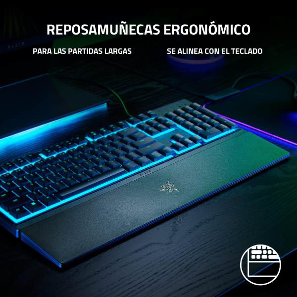 Razer Ornata V3 X Teclado Gaming Switches Membrana Silenciosos Razer Ornata V3 X Teclado Gaming Switches Membrana Silenciosos