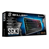 Sharkoon Skiller mech SGK3 RGB switch brown  Teclado