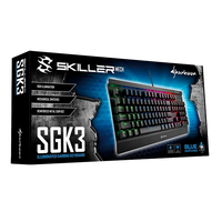Sharkoon Skiller mech SGK3 RGB switch blue  Teclado