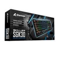 Sharkoon Skiller Mech SGK30 RGB Blue Teclado Sharkoon Skiller Mech SGK30 RGB Blue Teclado