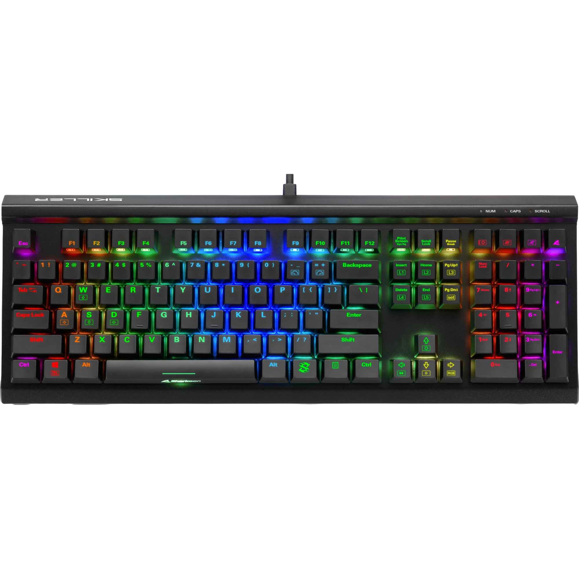 Sharkoon SGK60 RGB Switch RED