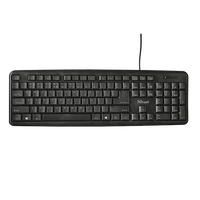 Trust Ziva USB negro  Teclado