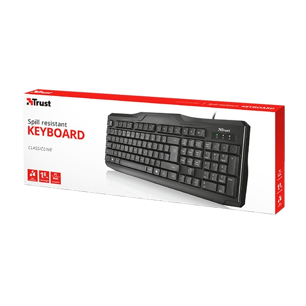 Trust classicline USB Teclado Trust classicline USB Teclado