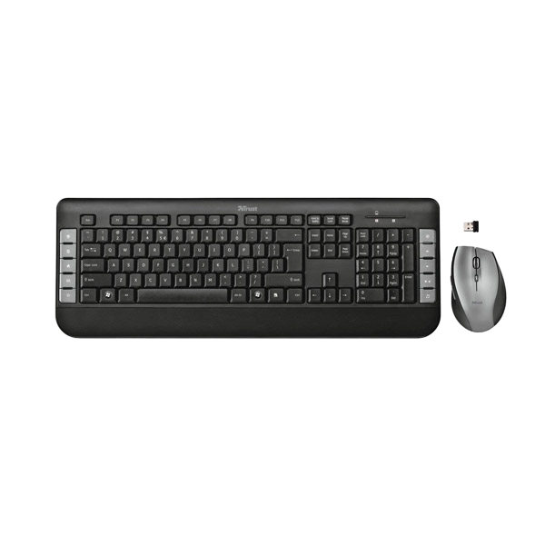 Trust Tecla multimedia  Wireless  Kit teclado y ratón Trust Tecla multimedia  Wireless  Kit teclado y ratón
