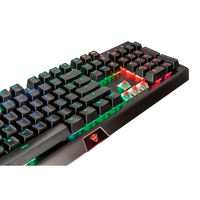 Trust GXT 890 Cada RGB mecánico rojo  Teclado