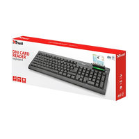 Trust USB Lector DNIe Negro Teclado Trust USB Lector DNIe Negro Teclado