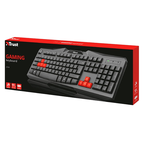 Trust Ziva gaming Teclado Trust Ziva gaming Teclado