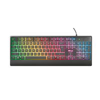 Trust Ziva gaming rainbow  Teclado