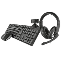 Trust Qoby 4-in-1 Home Office Set 24040 - Pack Oficina