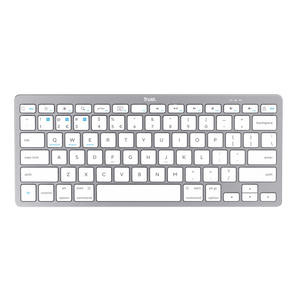 Trust Basics Bluetooth Plata Teclado inalámbrico Ultrafino Compatible PC Mac y Smart TV Trust Basics Bluetooth Plata Teclado inalámbrico Ultrafino Compatible PC Mac y Smart TV