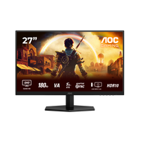 AOC Q27G42XNE Gaming  Monitor 27 QHD 180Hz Fast VA 1 ms GtG HDR10 AdaptiveSync Flicker Free Altavoces Integrados HDMI DisplayPort 14