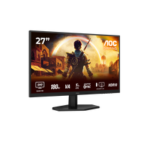AOC Q27G42XNE Gaming  Monitor 27 QHD 180Hz Fast VA 1 ms GtG HDR10 AdaptiveSync Flicker Free Altavoces Integrados HDMI DisplayPort 14