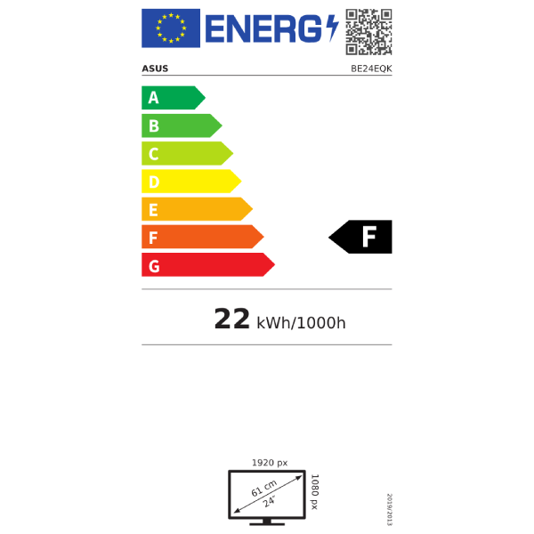 Asus BE24EQK 238 Full HD IPS DP Webcam Monitor Asus BE24EQK 238 Full HD IPS DP Webcam Monitor