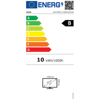 ASUS VU279HFIW Monitor 27 FHD IPS 100Hz HDMI 1ms Eye Care Plus