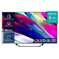 HISENSE 55 TV QLED 4K 55A7KQ Smart TV Quantum Dot Colour Dolby Vision Alexa Built in VIDAA Voice DVBT2 H265 HISENSE 55 TV QLED 4K 55A7KQ Smart TV Quantum Dot Colour Dolby Vision Alexa Built in VIDAA Voice DVBT2 H265