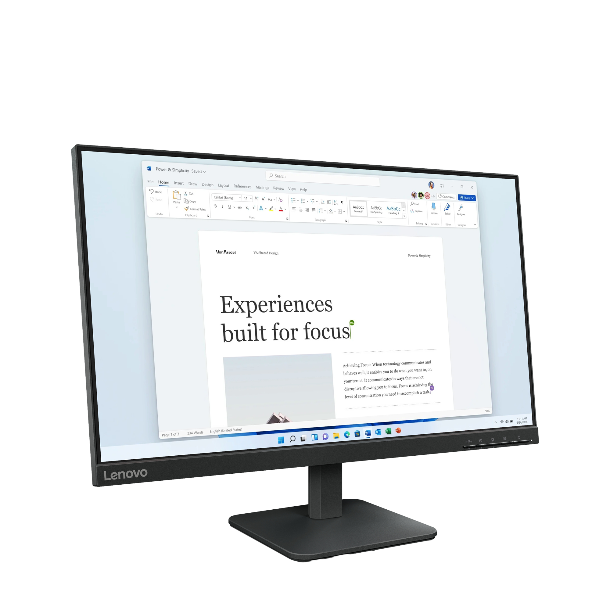 Lenovo L24-4E Monitor