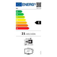 MSI MAG 275F  Monitor Gaming 27 IPS FHD 05ms 180Hz