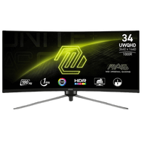 Monitor Gaming MAG342CQR  MSI 34 4K Ultra Panoramico 1ms 219
