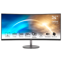MSI MP341CQ 34 UWQHD VGA HDMI Curvo  Monitor