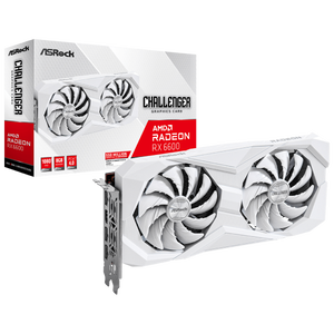 Asrock Radeon RX 6600 8GB GDDR6 Blanca Tarjeta Gráfica AMD Asrock Radeon RX 6600 8GB GDDR6 Blanca Tarjeta Gráfica AMD