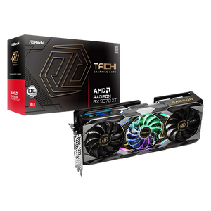 Asrock Radeon RX 9070 XT Taichi OC Gaming 16GB GDDR6 RDNA4  Tarjeta Gráfica AMD