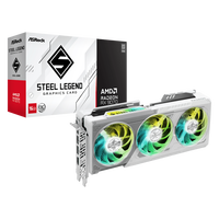 Asrock Radeon RX 9070 Steel Legend OC Gaming 16GB GDDR6 RDNA4 | Blanca | Tarjeta Gráfica AMD