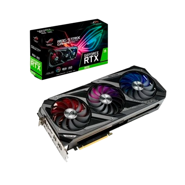 Asus ROG Strix GeForce RTX3070 8GB GDDR6 Gráfica Asus ROG Strix GeForce RTX3070 8GB GDDR6 Gráfica