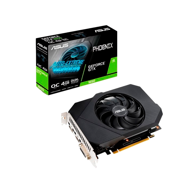 Asus Phoenix GeForce GTX1650 OC 4GB GD6 V2 Gráfica Asus Phoenix GeForce GTX1650 OC 4GB GD6 V2 Gráfica