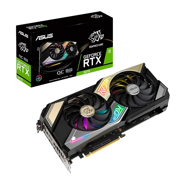 Asus KO GeForce RTX3070 OC 8GB GDDR6  Gráfica Asus KO GeForce RTX3070 OC 8GB GDDR6  Gráfica