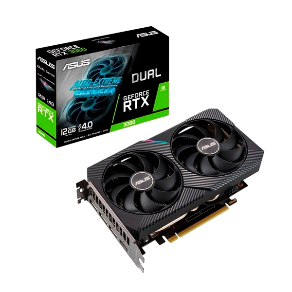Asus Dual GeForce RTX3060 12GB GDDR6 Gráfica Asus Dual GeForce RTX3060 12GB GDDR6 Gráfica