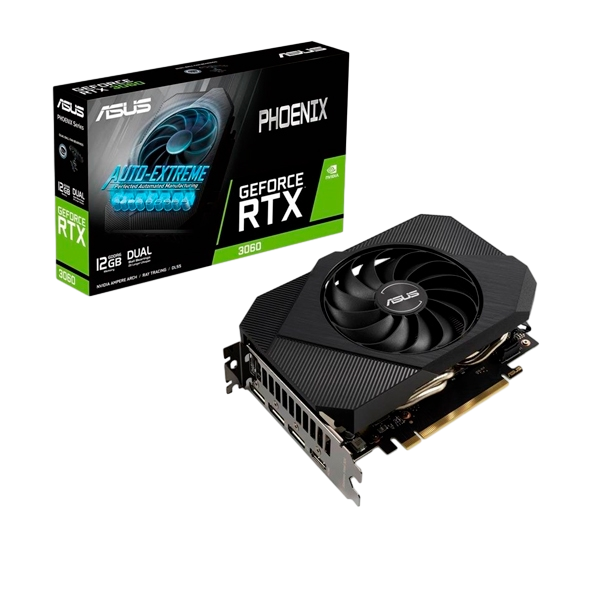 Asus Phoenix GeForce RTX3060 12GB GDDR6  Gráfica Asus Phoenix GeForce RTX3060 12GB GDDR6  Gráfica