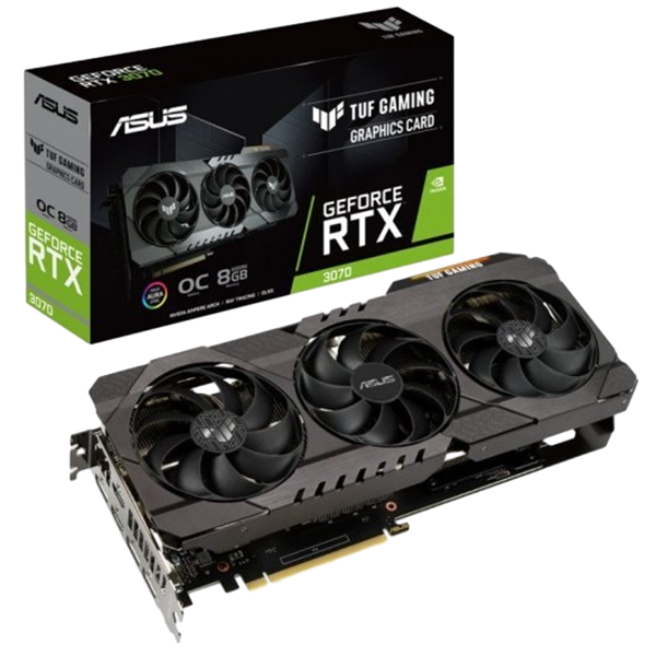 Asus TUF Gaming GeForce RTX3070 OC 8GB GDDR6 LHR Tarjeta Gráfica Nvidia Asus TUF Gaming GeForce RTX3070 OC 8GB GDDR6 LHR Tarjeta Gráfica Nvidia