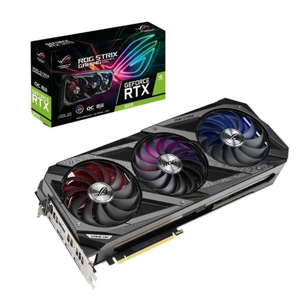 Asus ROG Strix GeForce RTX3070 OC 8GB GDDR6 LHR Gráfica Asus ROG Strix GeForce RTX3070 OC 8GB GDDR6 LHR Gráfica